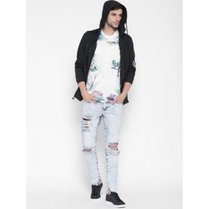 New men distressed jeans Sz 33